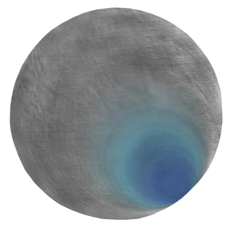 Alfombra Luna azul