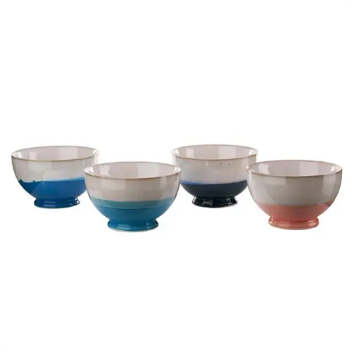 Juego 4 bols base bicolor
