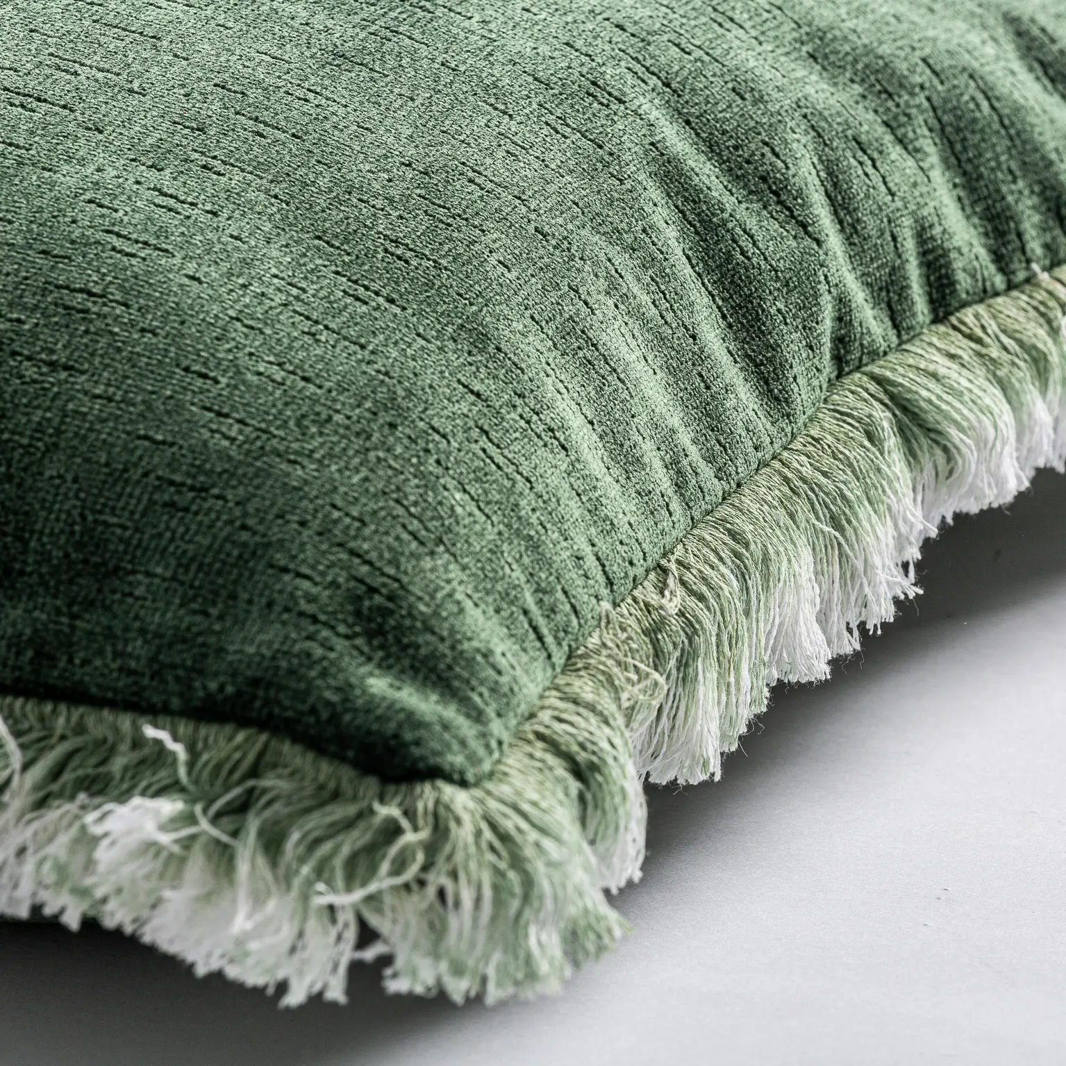 Cojín terciopelo verde