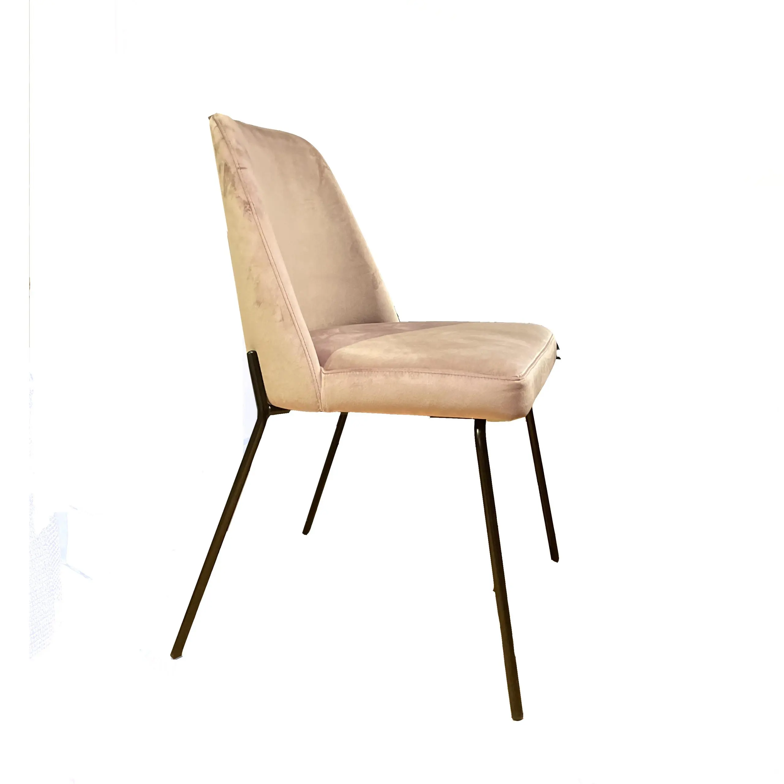 Silla Terciopelo Rosa Palo