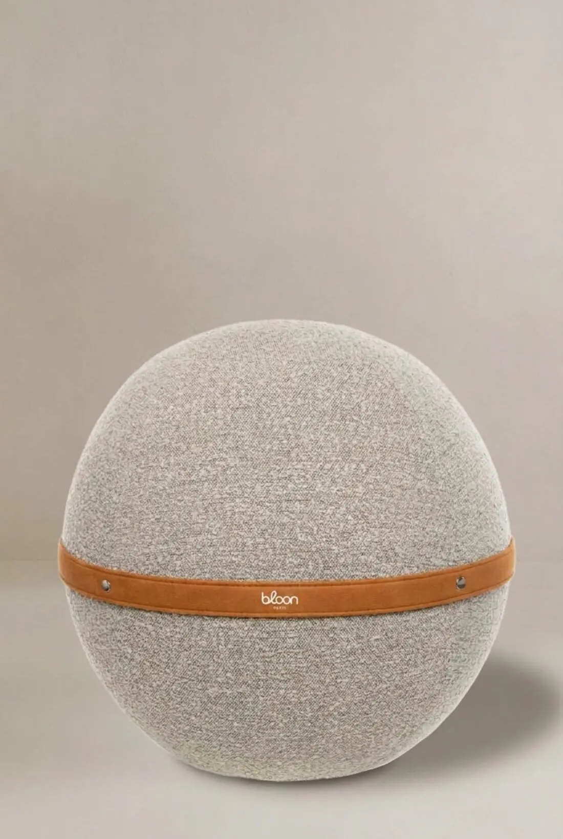 Asiento ergonómico bouclé beige