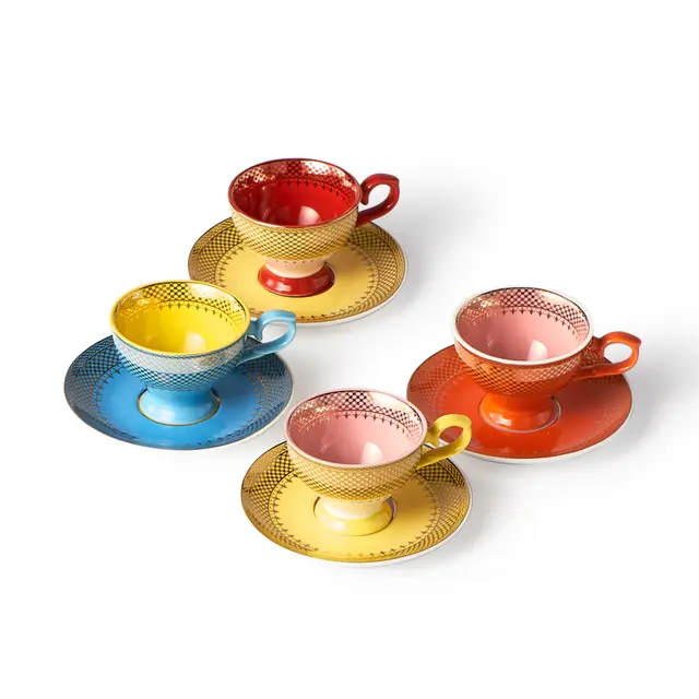 Juego de café colores