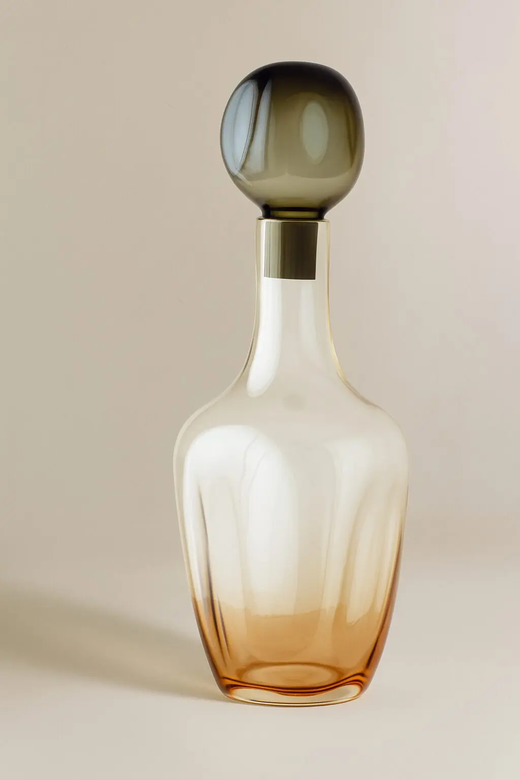 Botella vidrio tintado L