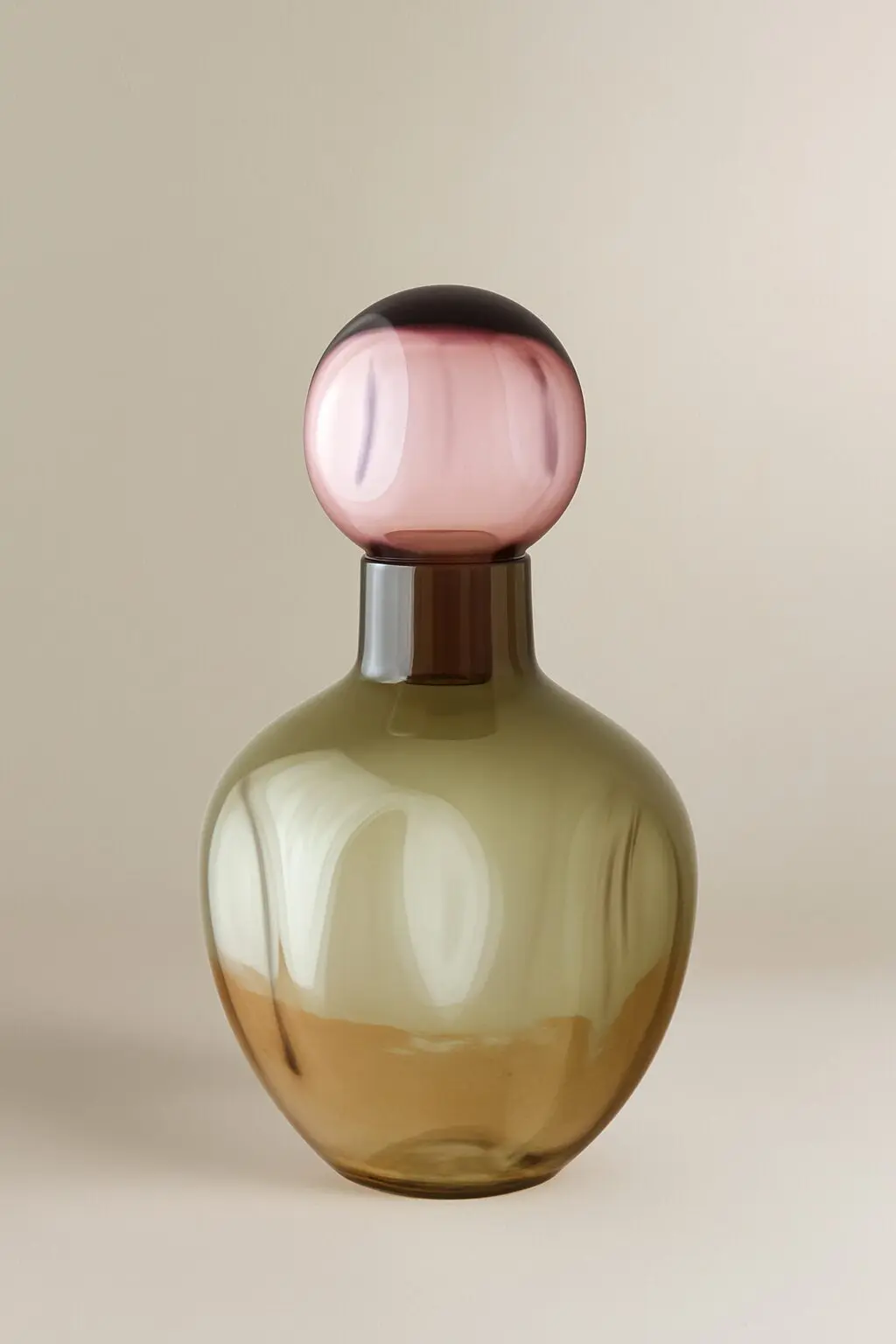 Botella vidrio tintado S