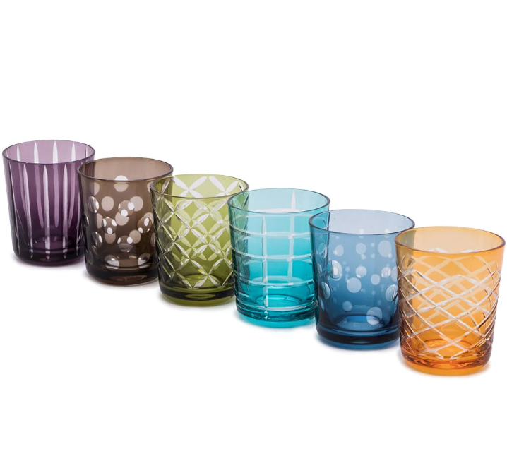 Juego vasos colores