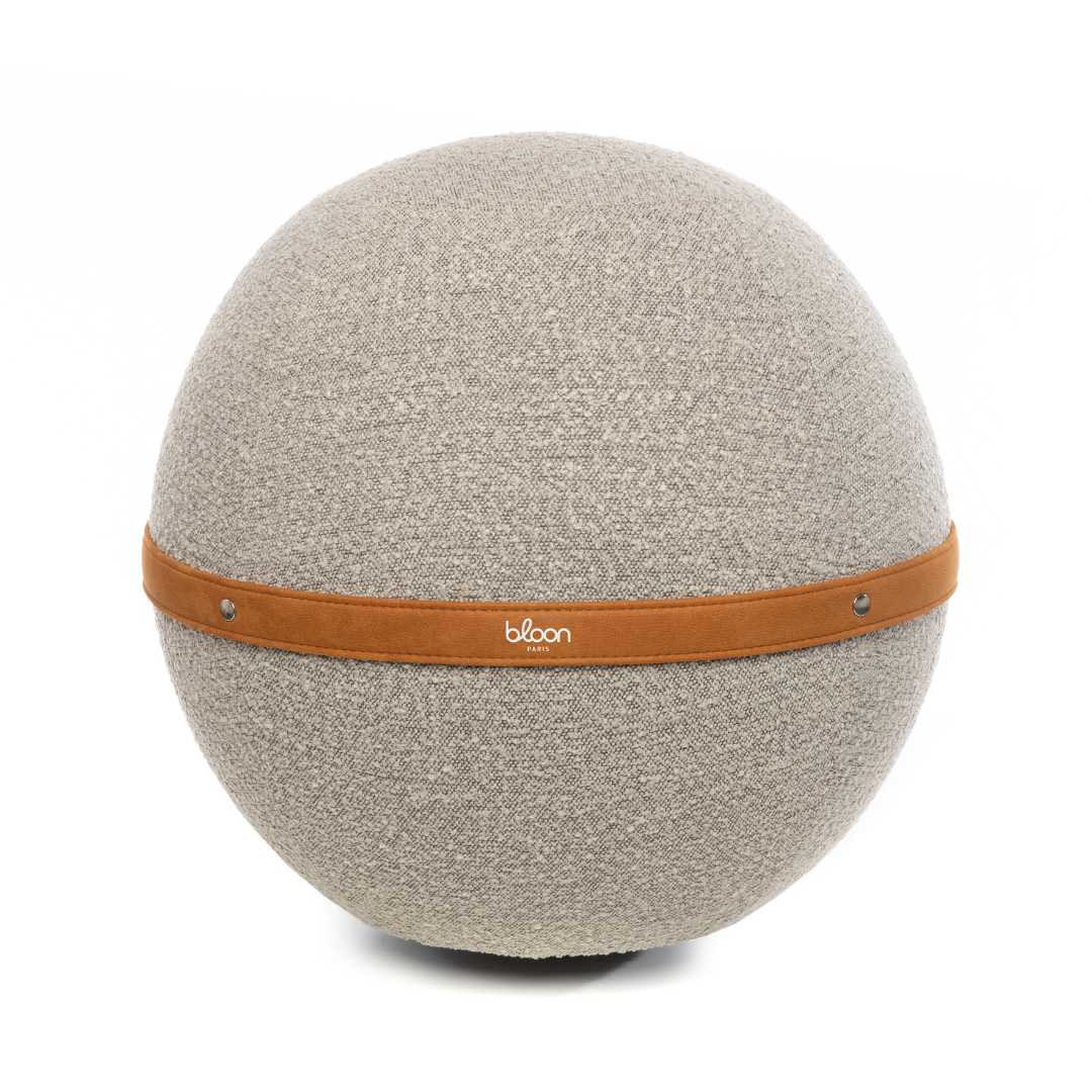 Asiento ergonómico bouclé beige