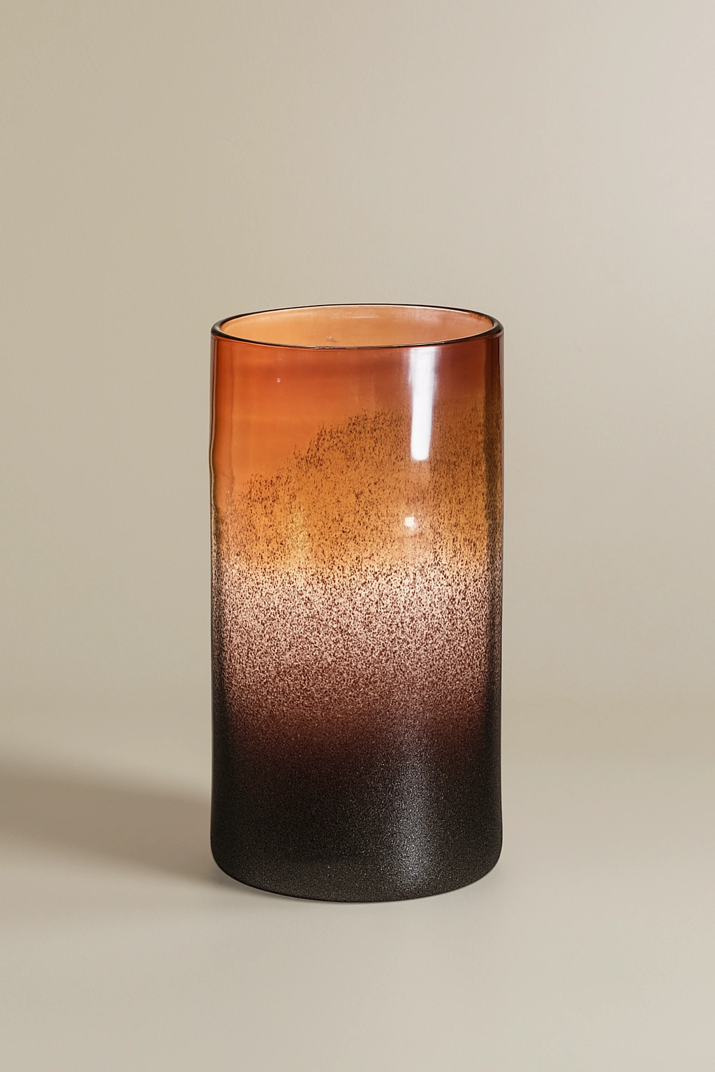 Jarrón Ámbar Cristal