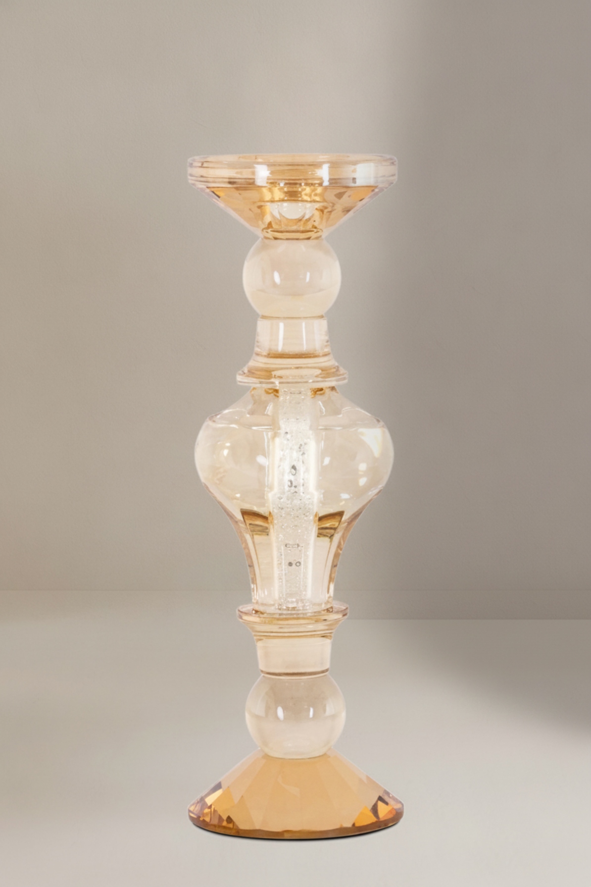 Candelabro Ambar alto cristal