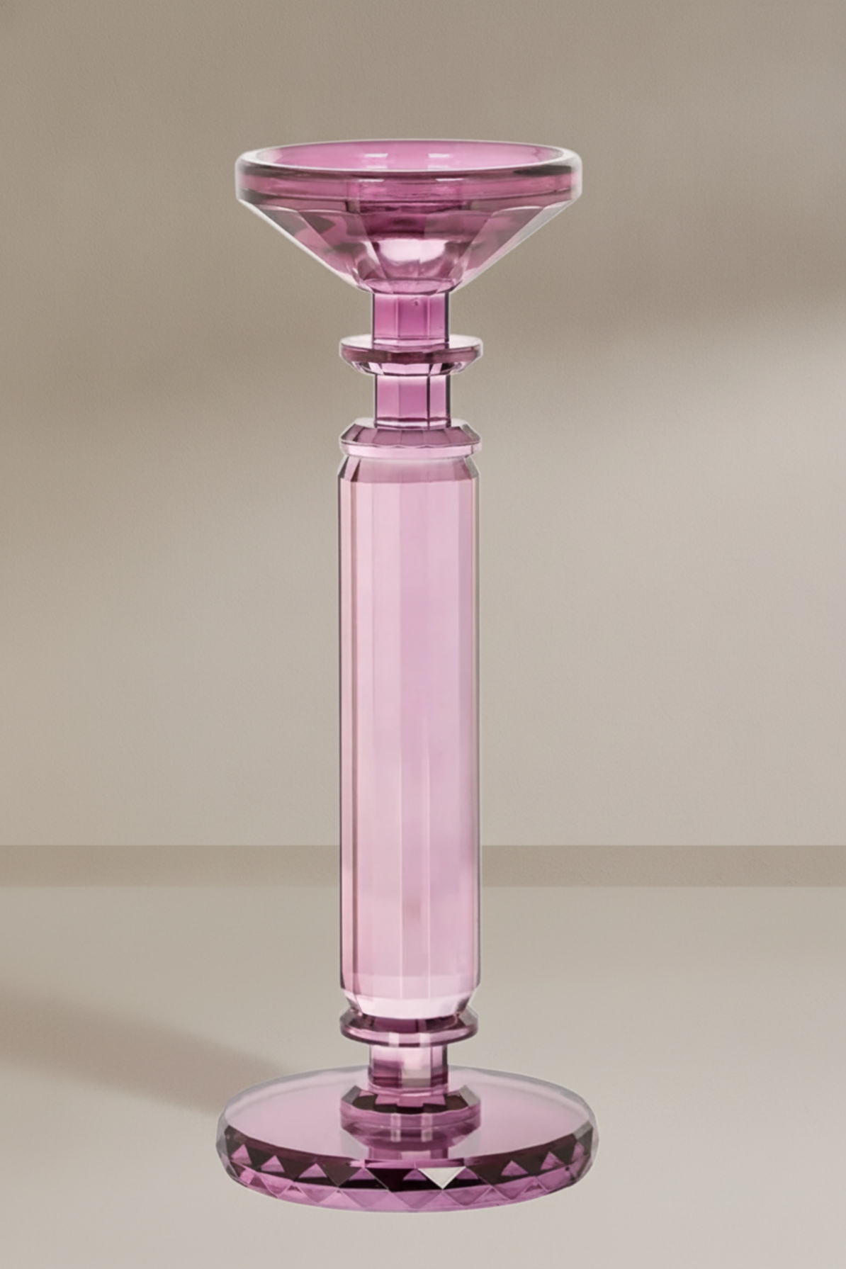Candelabro Alto Rosa